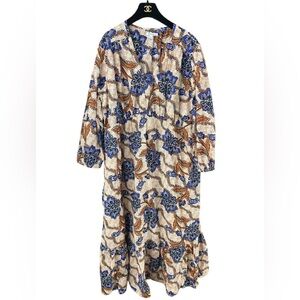 !!!SOLD!!!Chico's Patterned Maxi Dress with Tiered Styling Size 3(16 U.S)